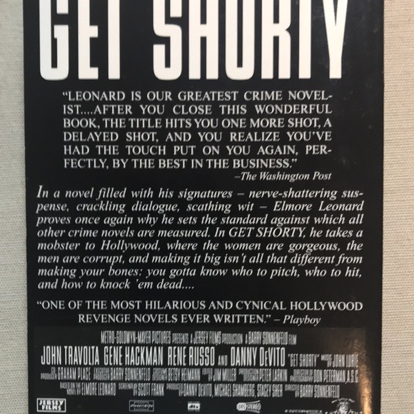 📚2/$6 Get Shorty #1 Chili Palmer Series - Picture 3 of 10